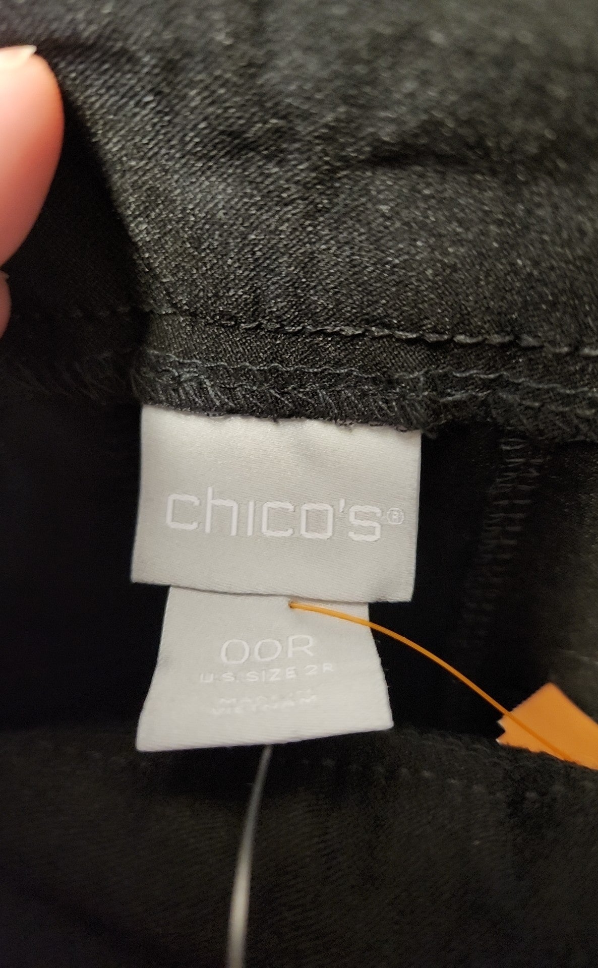 NWT Chico's Women's Size 00 = US 2 Black Pants