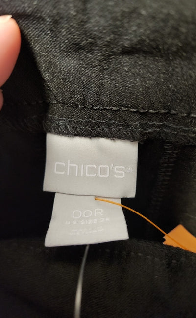 NWT Chico's Women's Size 00 = US 2 Black Pants