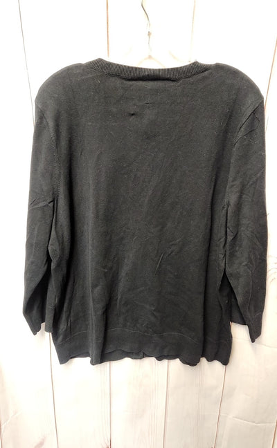 Talbots Women's Size 2X Black Cardigan