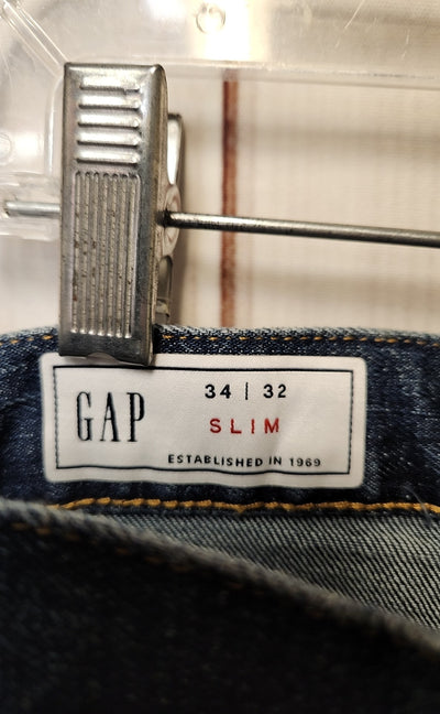 Gap Men's Size 34x32 Blue Jeans Slim