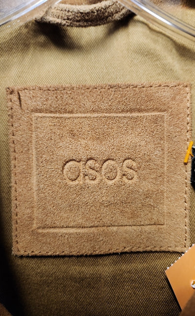 Asos Women's Size XXS Tan Leather Jacket