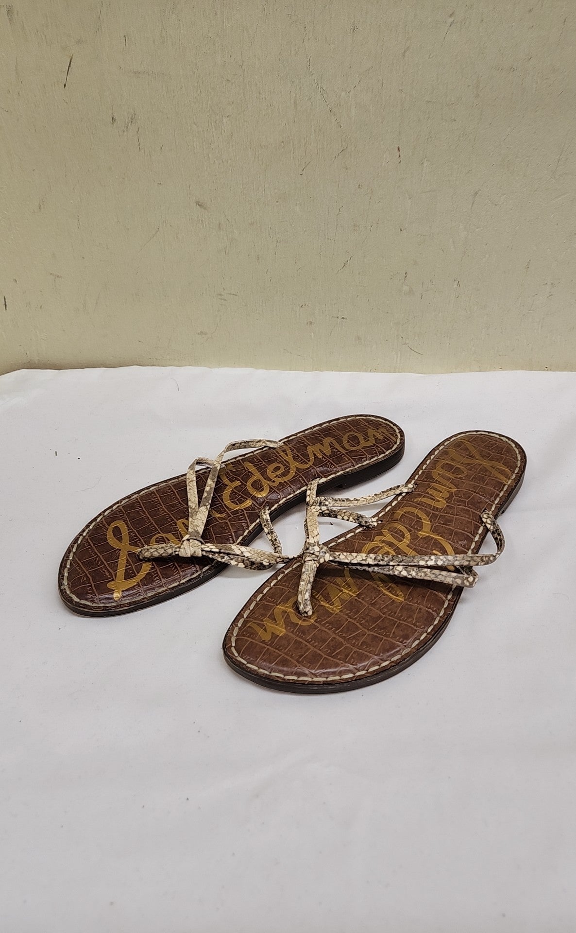 Sam Edelman Women's Size 8 Brown Sandals Shoes