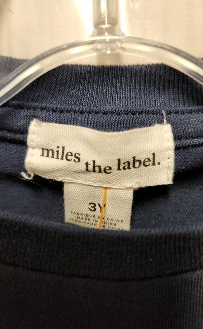 Miles Boy's Size 3 Navy Shirt