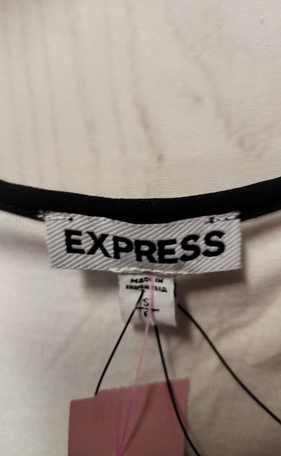 NWT Express Women's Size S White Sleeveless Top