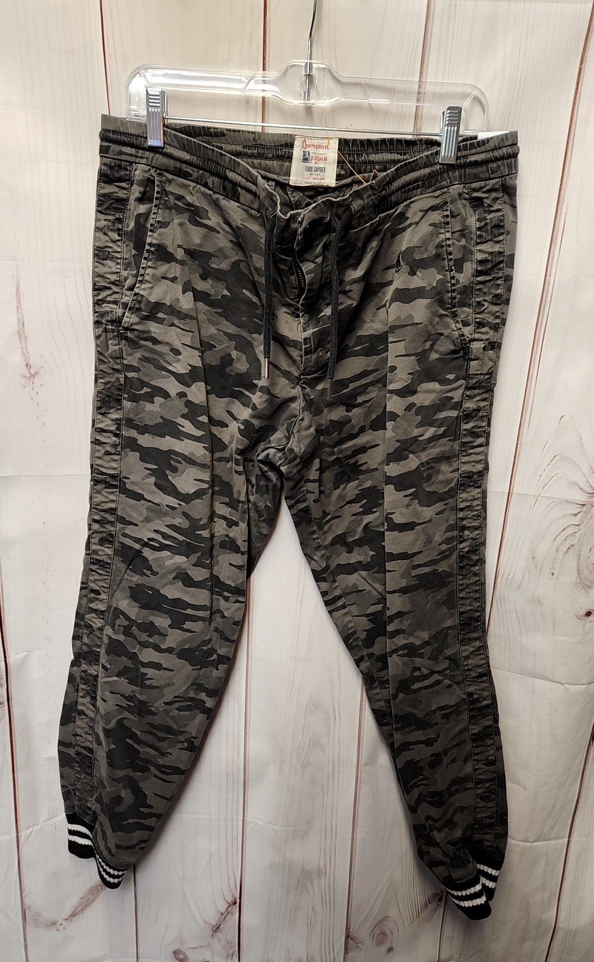 Champion x Todd Snyder Men's Size M Gray Camoflauge Pants
