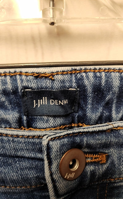 J Jill Women's Size 34 (18/1X) Blue Jeans High Rise Full Leg Crop
