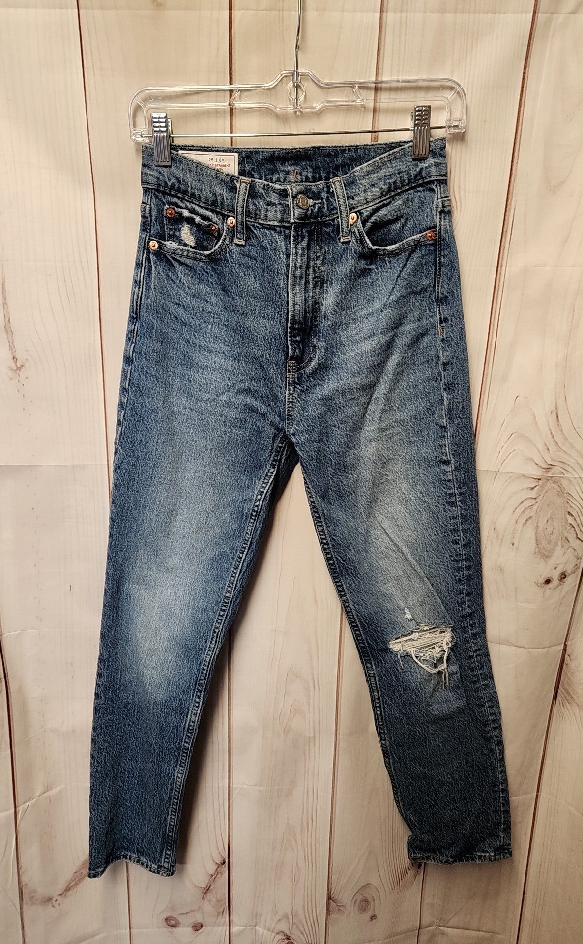 Gap Women's Size 25 (0) Blue Jeans Cheeky Straight Sky High