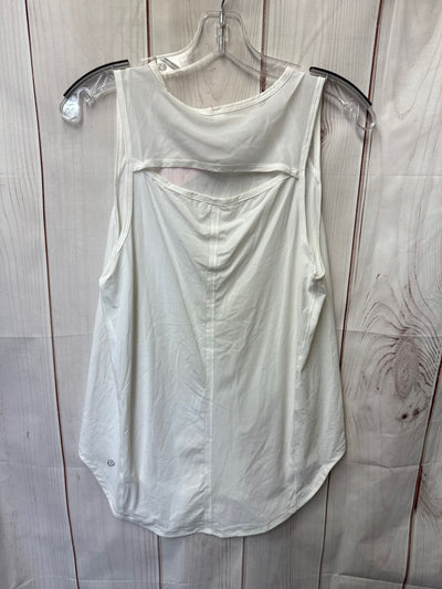 Lululemon Women's Size 8 White Sleeveless Top