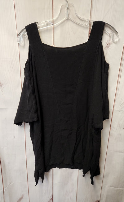 Tienda Ho Women's Size One Size Black Cold Shoulder Top