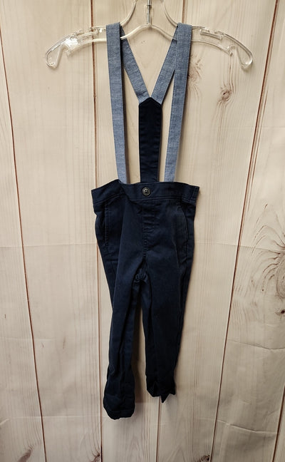 Wonder Nation Boy's Size 2 Navy Overalls
