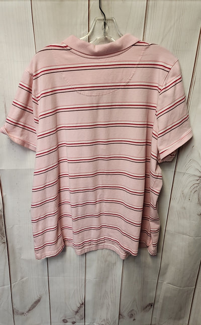 Butterflies Women's Size 26/28 Pink Short Sleeve Top