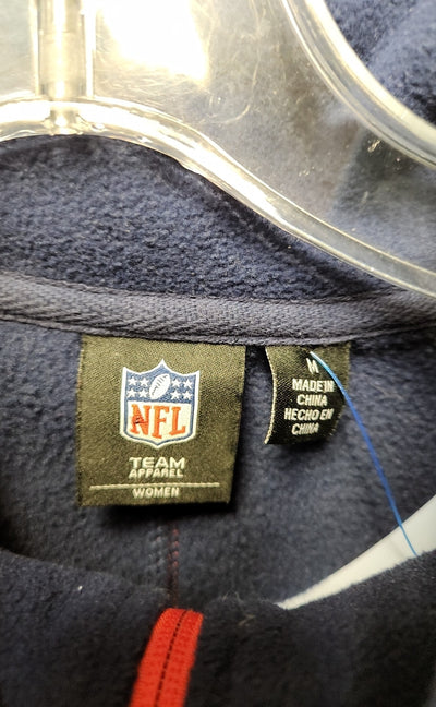 New England Patriots NFL Women's Size M Navy Full Zip Sweatshirt