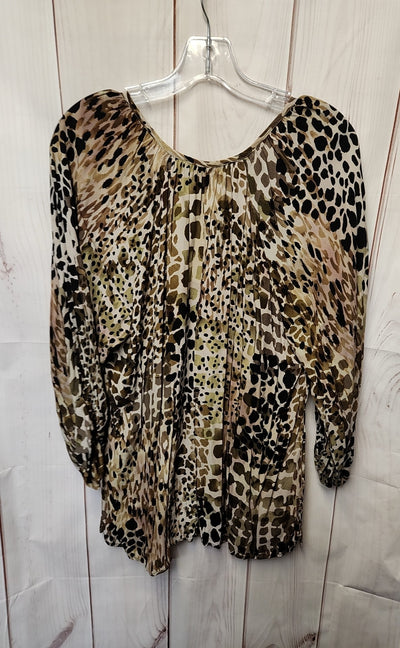 Karen Kane Women's Size XL Green 3/4 Sleeve Top