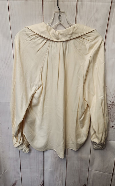 Joie Women's Size S Cream Long Sleeve Top