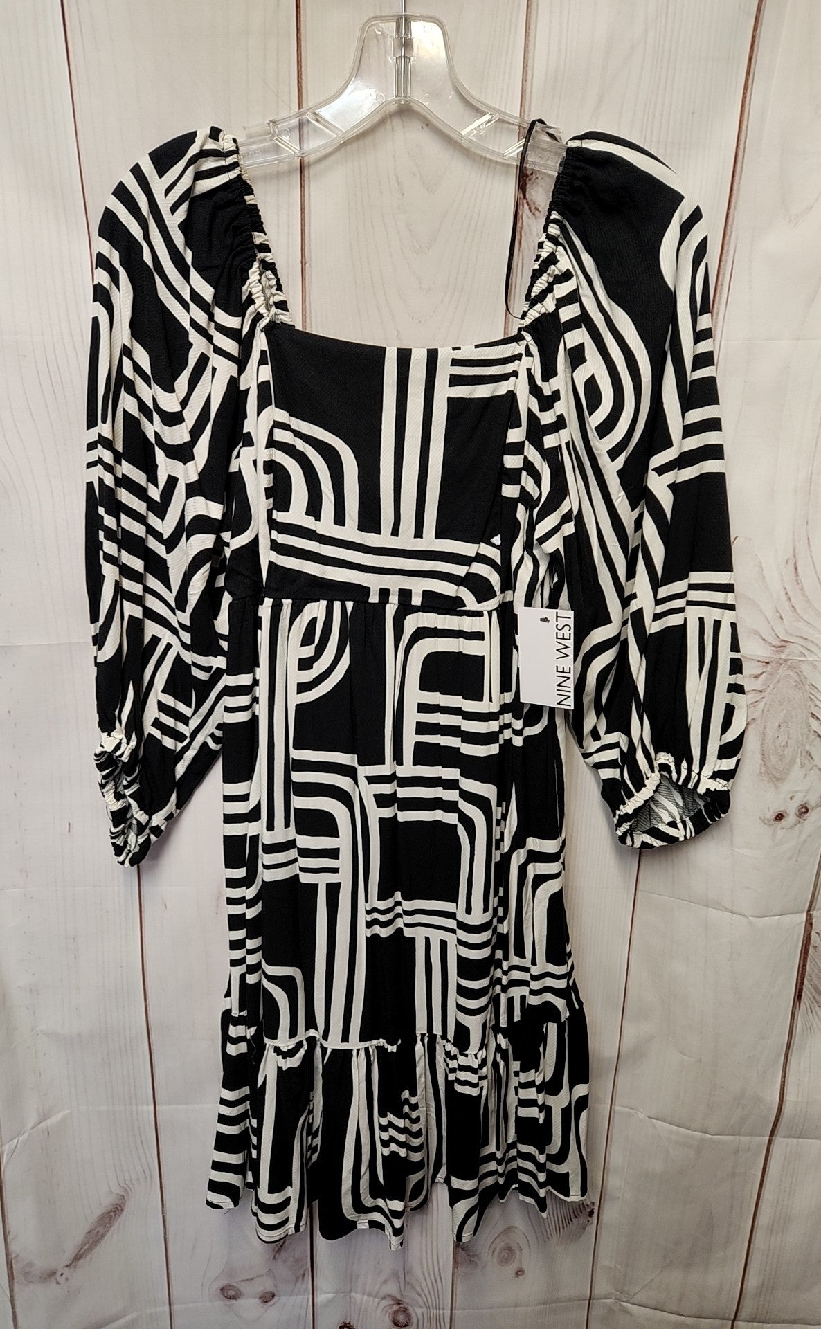 NWT Nine West Women's Size S Black & White Dress