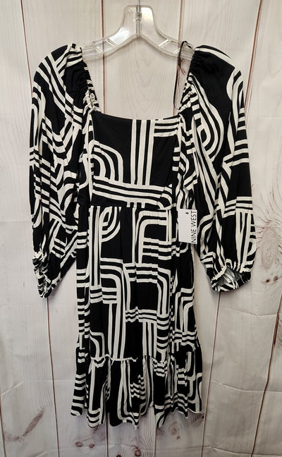 NWT Nine West Women's Size S Black & White Dress