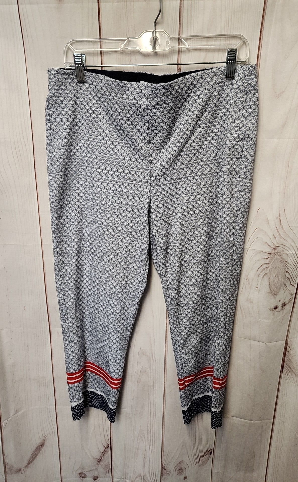 Charter Club Women's Size 14 White & Blue Pants