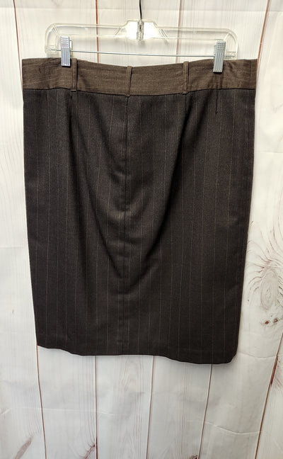 BCBG Maxazria Women's Size 12 Brown Skirt