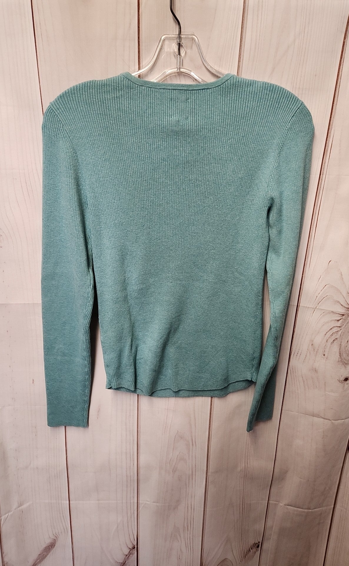 Nic & Zoe Women's Size S Light Blue Long Sleeve Top