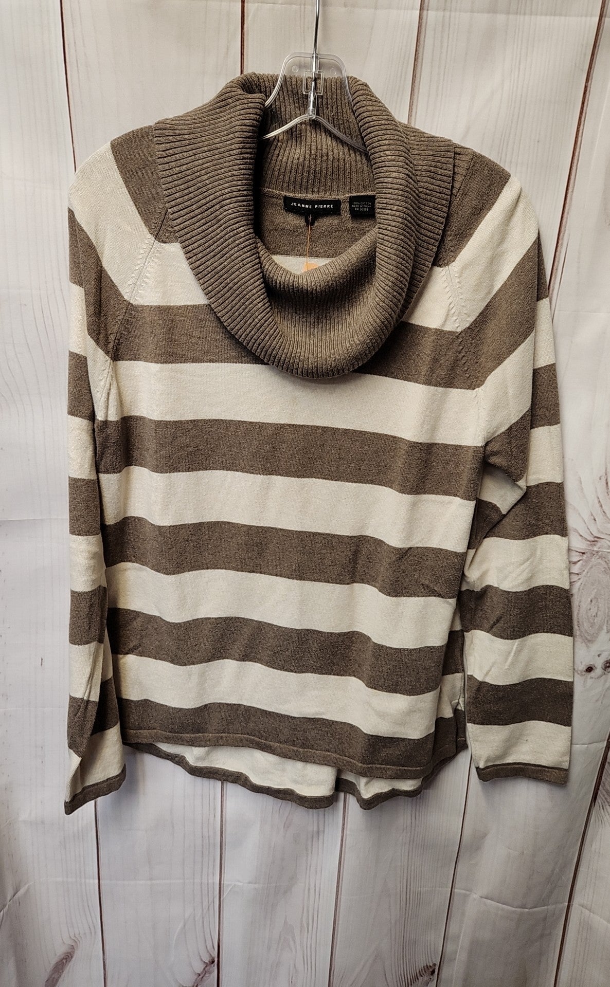 Jeanne Pierre Women's Size M Brown Sweater