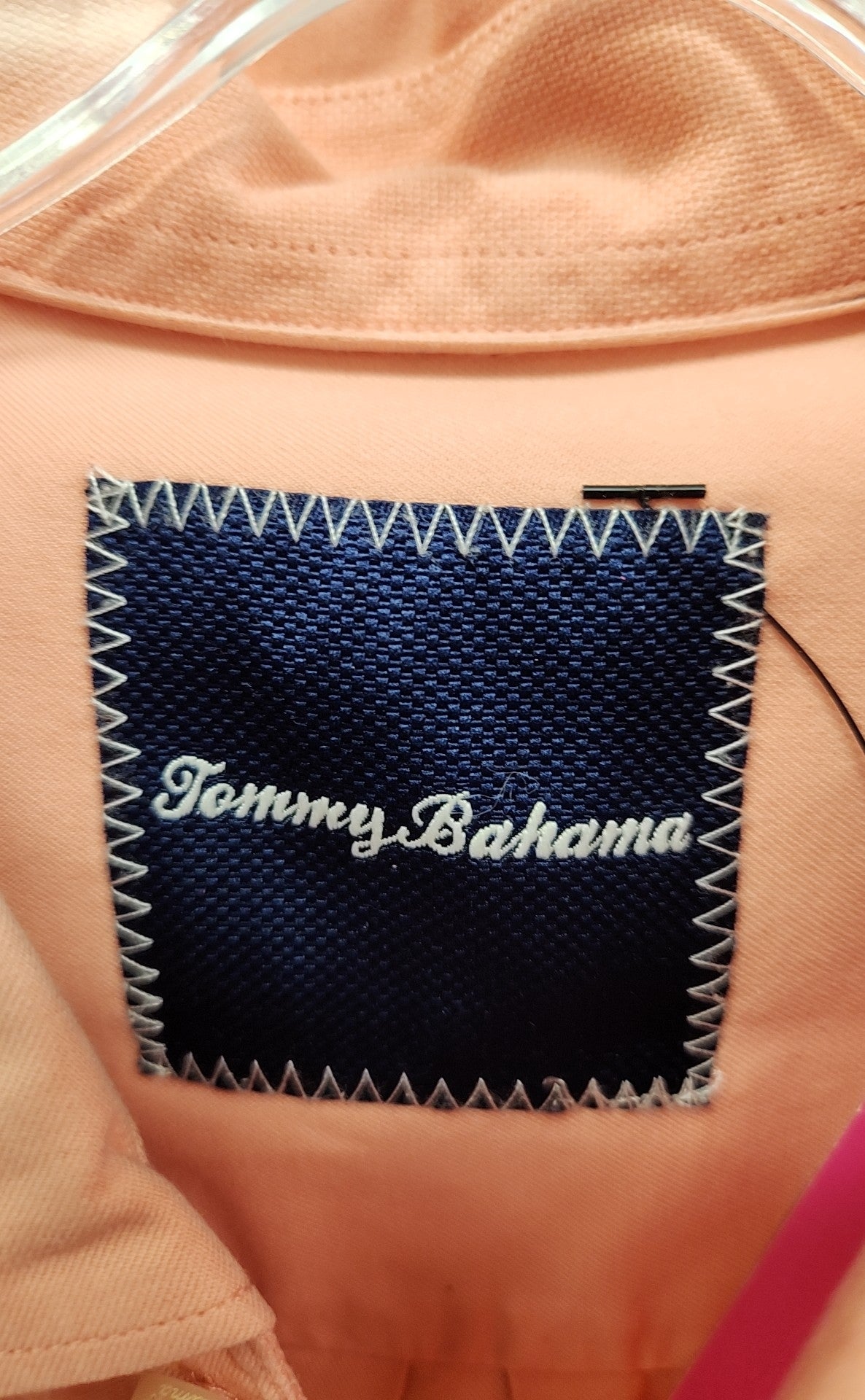 Tommy Bahama Men's Size M Peach Shirt
