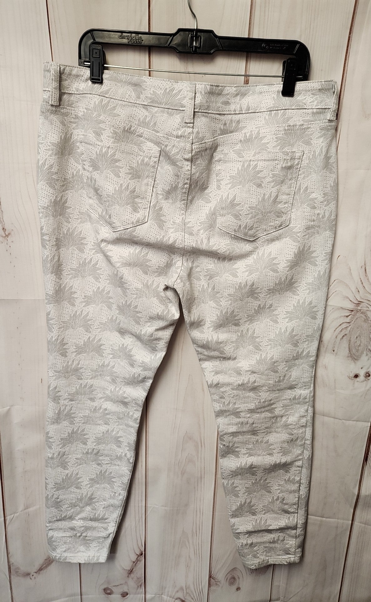 Vineyard Vines Women's Size 16 Gray Floral Pants