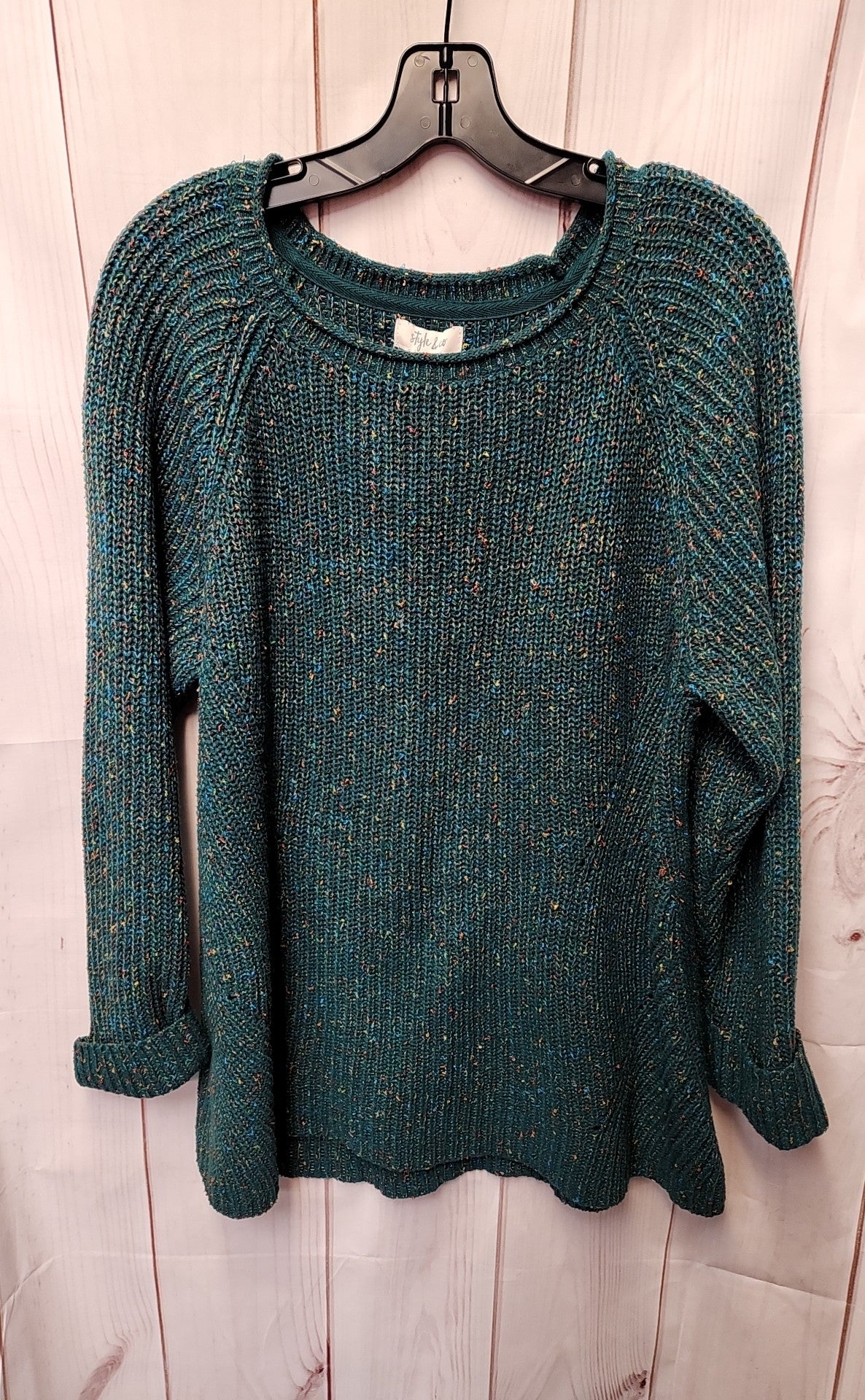 Style & Co Women's Size 3X Green Sweater
