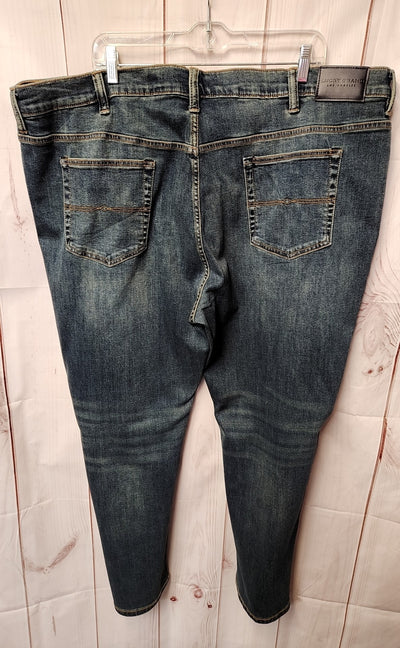 Lucky Brand Men's Size 46x30 Blue Jeans Athletic Fit