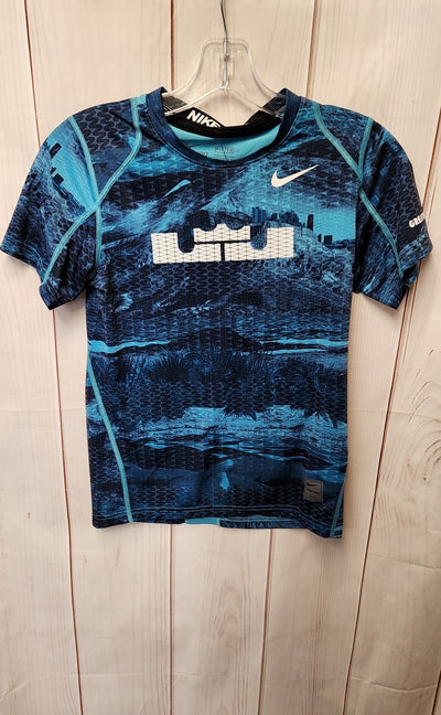 Nike Women's Size M Blue Short Sleeve Top