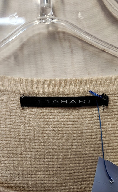 Tahari Women's Size M Beige Sweater