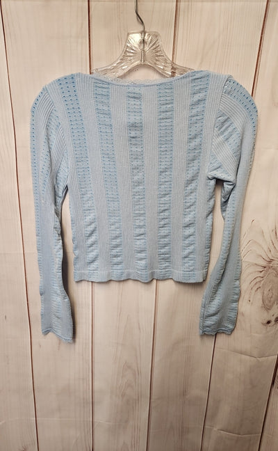 Urban Rebel Women's Size Small/Medium Light Blue Long Sleeve Top