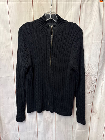 LL Bean Men's Size L Black Sweater