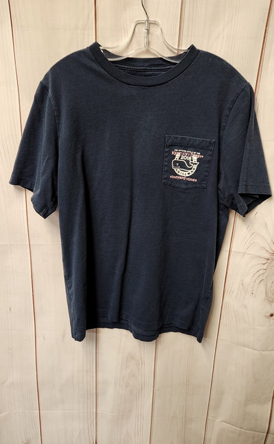 Vineyard Vines Boy's Size 16 Navy Shirt