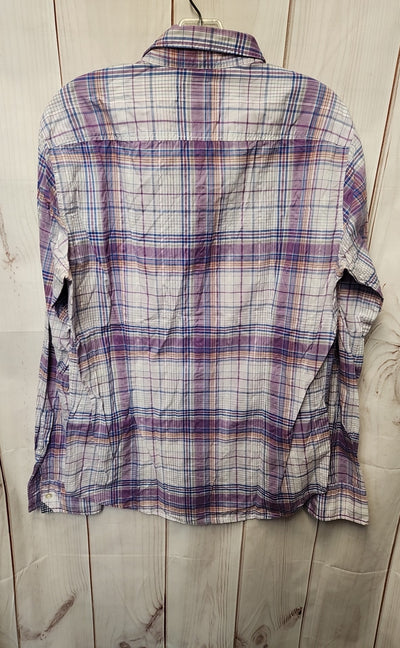 As Is- Wrinkled- Boss Orange Men's Size M Purple Shirt