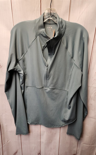 Old Navy Women's Size XL Tall Teal Long Sleeve Top