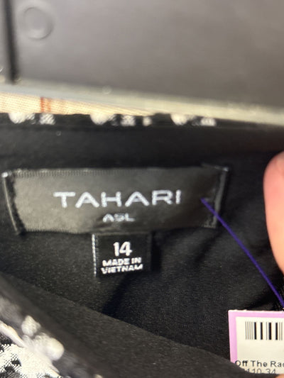 Tahari Women's Size 14 White & Black Skirt