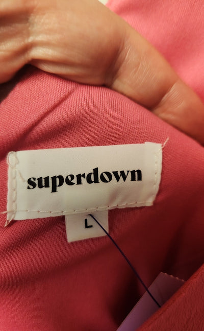Superdown Women's Size L Pink Romper