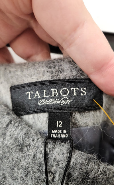 NWT Talbots Women's Size 12 Gray Skirt