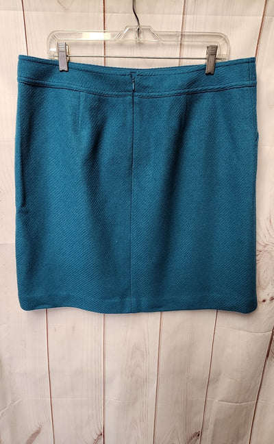 Talbots Women's Size 16 Teal Skirt