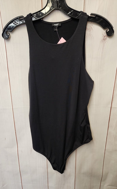 Express Women's Size M Black Bodysuit
