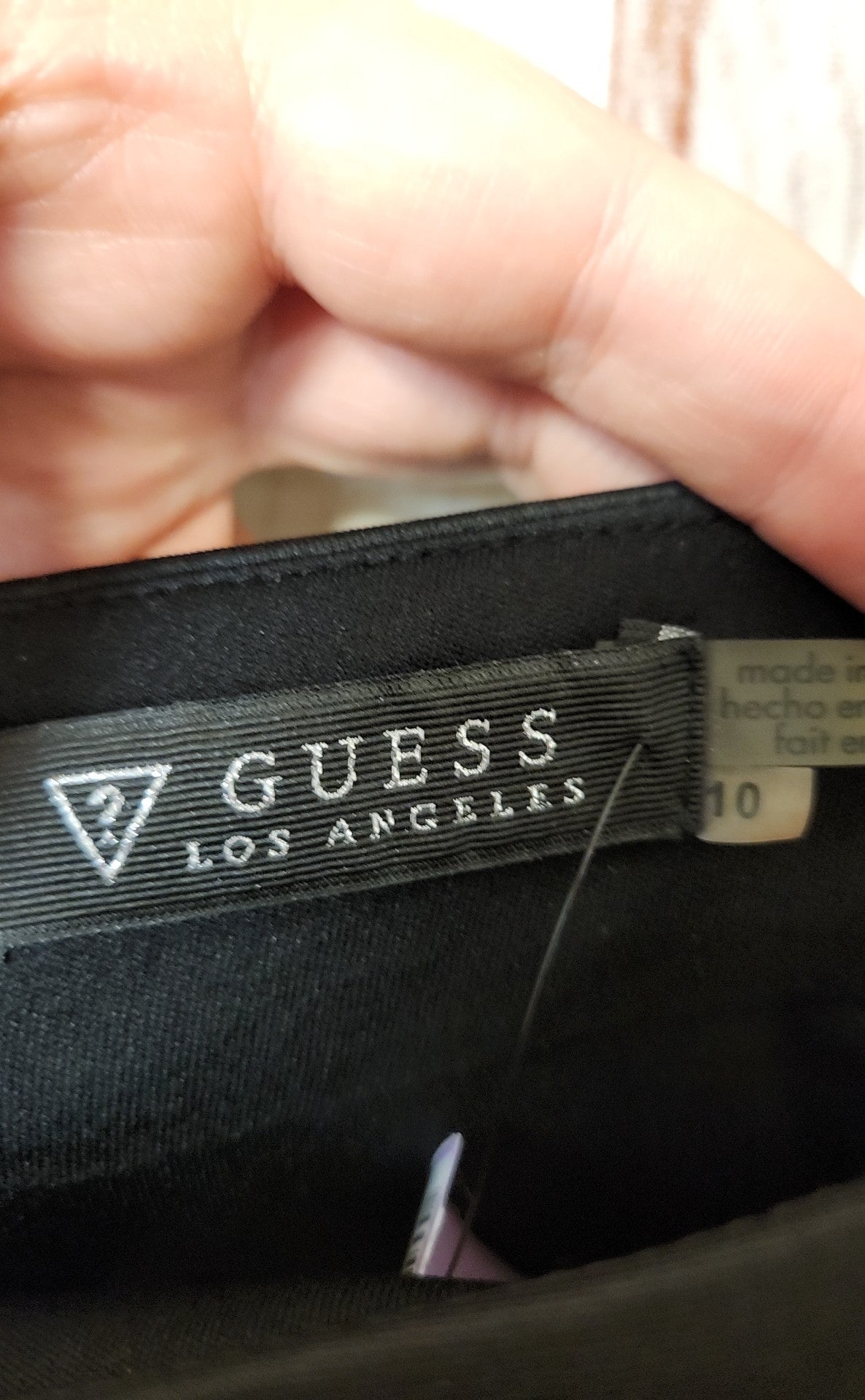Guess Women's Size 10 Black Dress