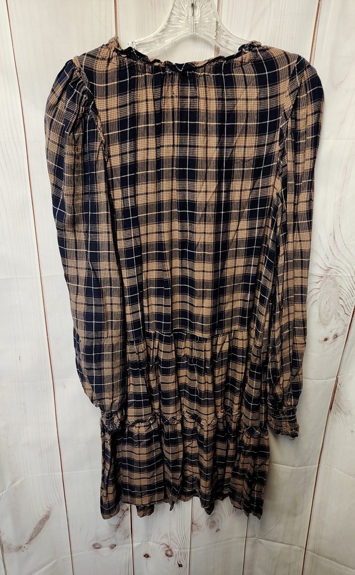 Max Studio Women's Size S Navy & Tan Dress