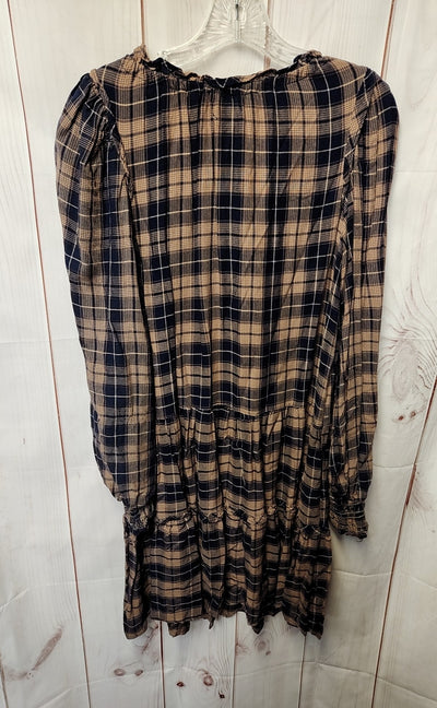 Max Studio Women's Size S Navy & Tan Dress