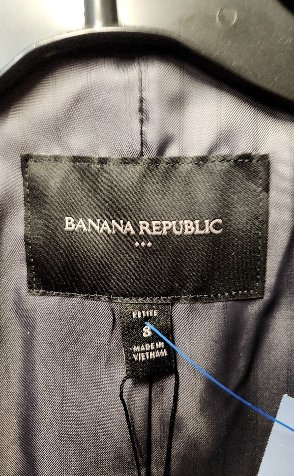 NWT Banana Republic Women's Size 8 Petite Black Blazer