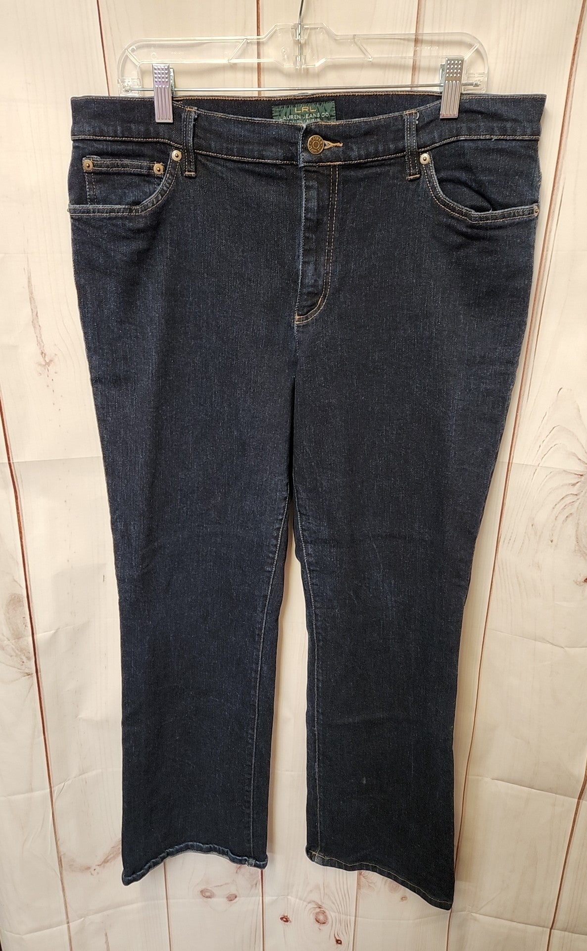 Lauren by Ralph Lauren Women's Size 33 (15-16) Blue Jeans Classic Straight