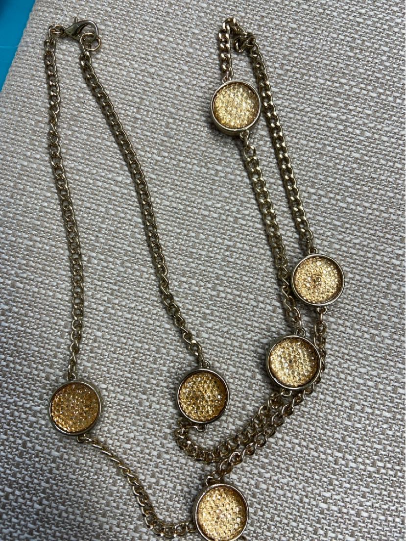 Gold & Orange Necklace