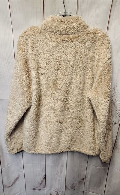 Pink Women's Size M Beige Sweatshirt