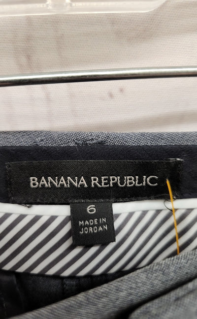 Banana Republic Women's Size 6 Gray Pants Logan