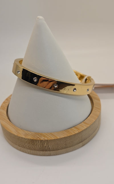 Gold Bangle Bracelet