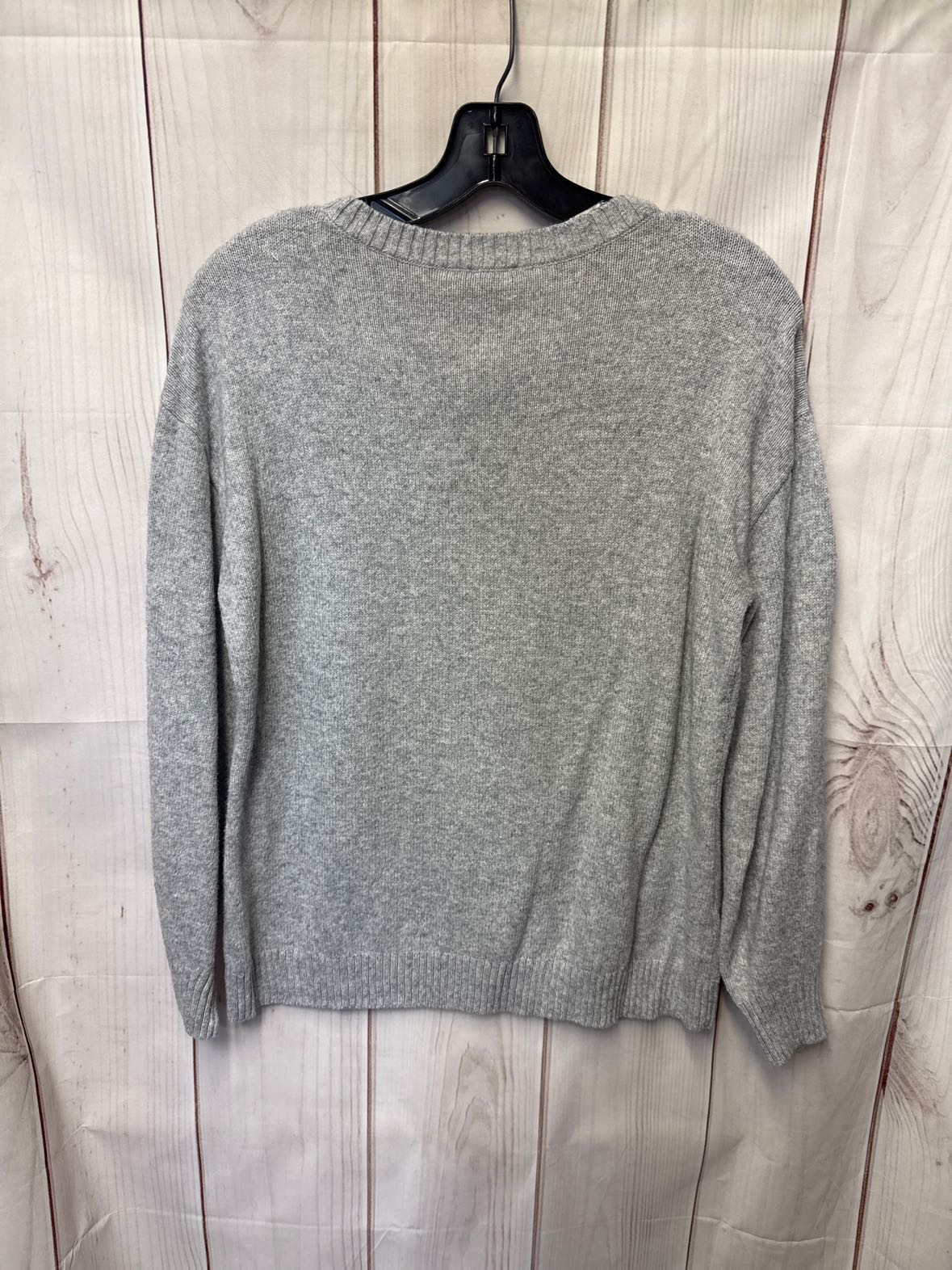 Talbots Women's Size M Petite Gray Holiday Sweater